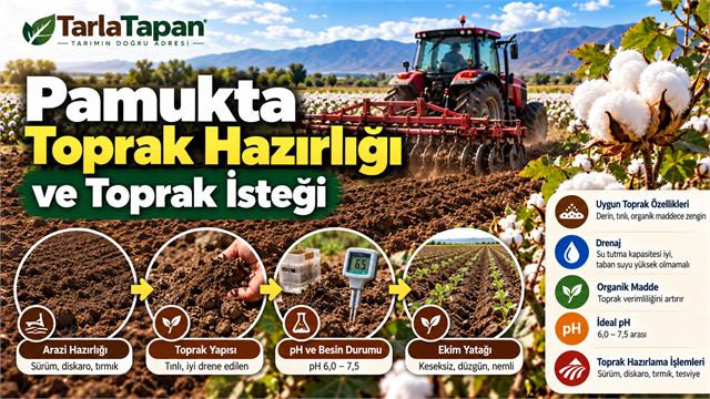 Pamukta Toprak Hazırlığı ve Toprak İsteği