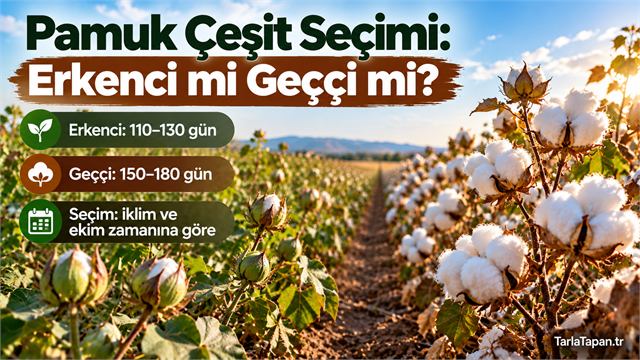 Pamuk Çeşit Seçimi: Erkenci mi Geççi mi?