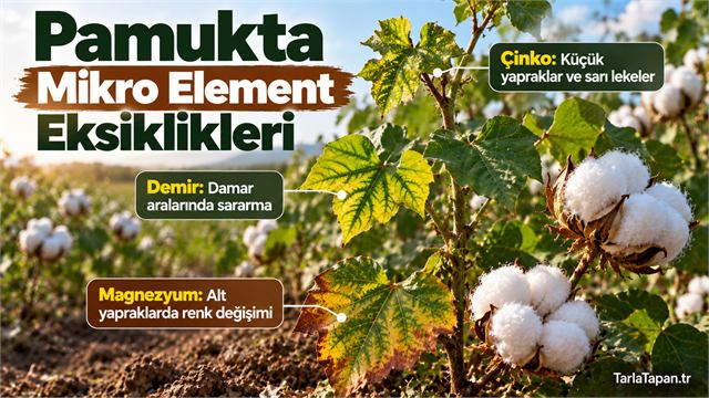 Pamukta Mikro Element Eksiklikleri