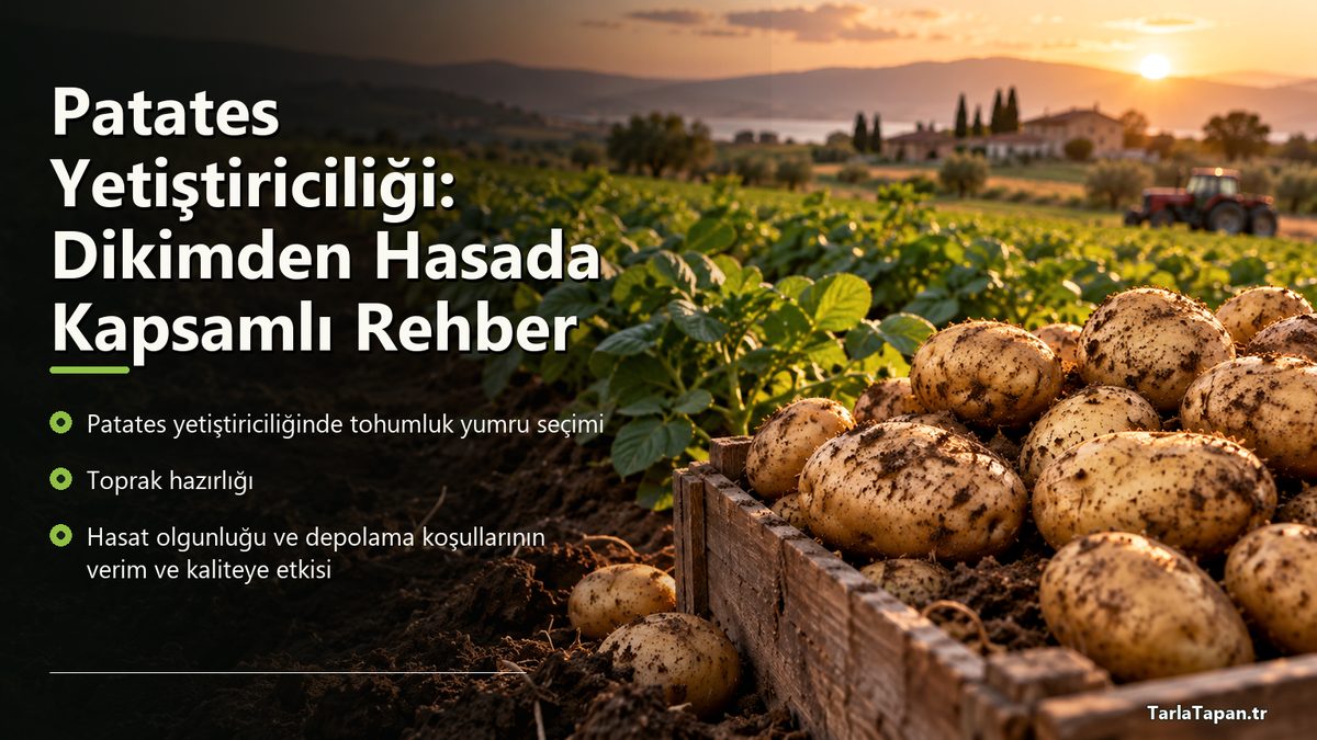 Patates Yetiştiriciliği: Dikimden Hasada Kapsamlı Rehber