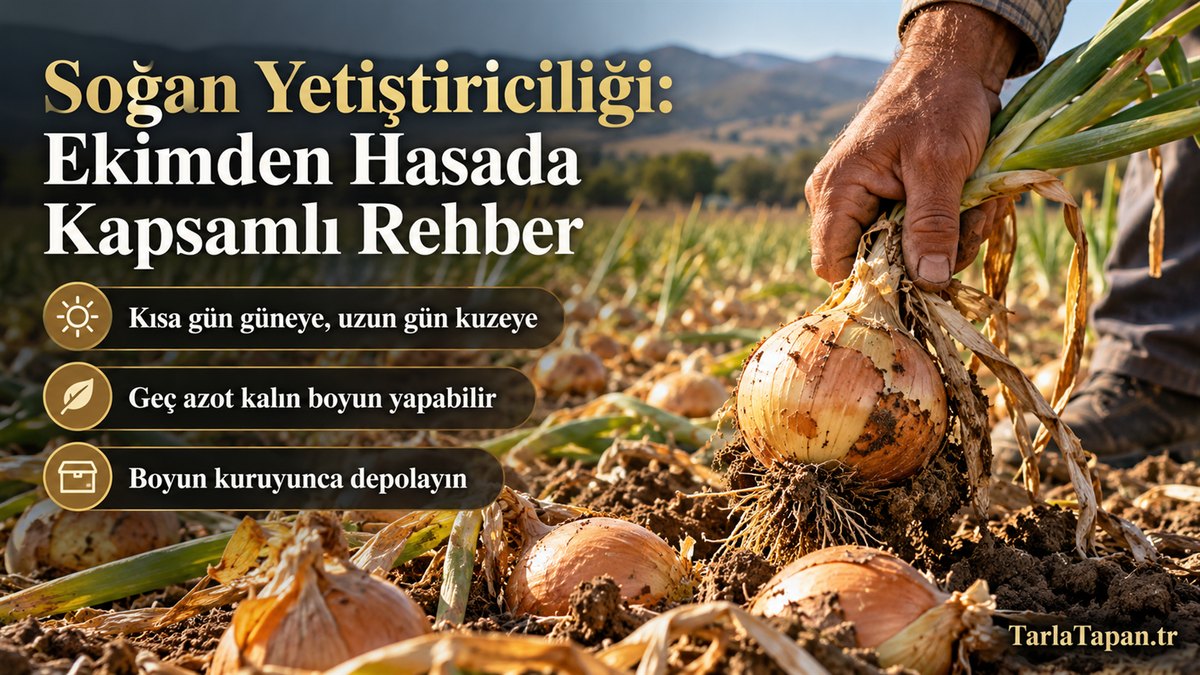 Soğan Yetiştiriciliği: Ekimden Hasada Kapsamlı Rehber
